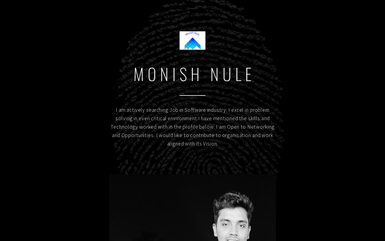 Carrd profile picture for @monish